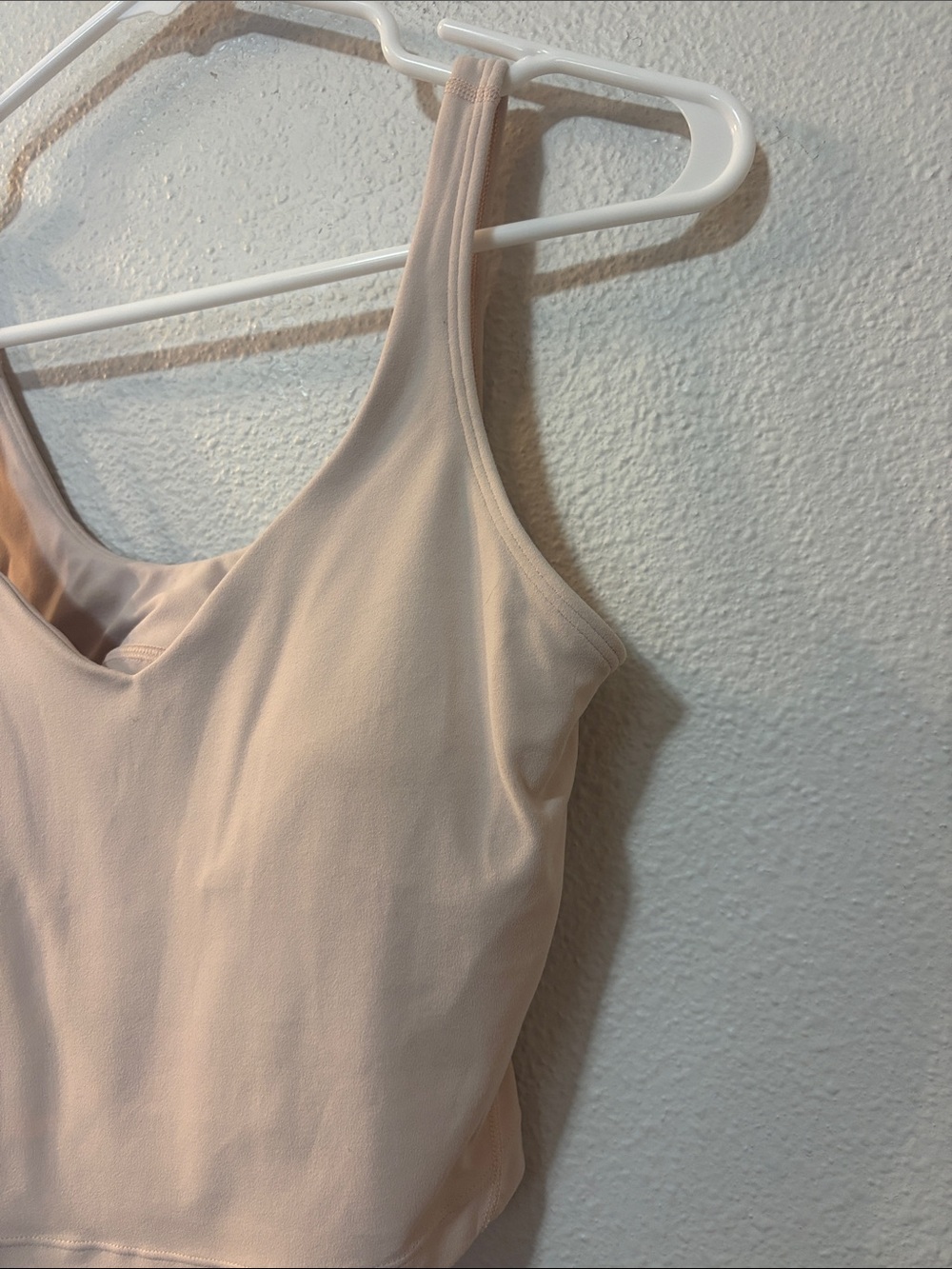 Lululemon Neutral Blush Cropped Tank Top - Picture 2 of 6